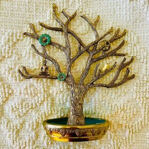 Vintage Lucky Brand Tree of Peace & Love Jewelry Stand